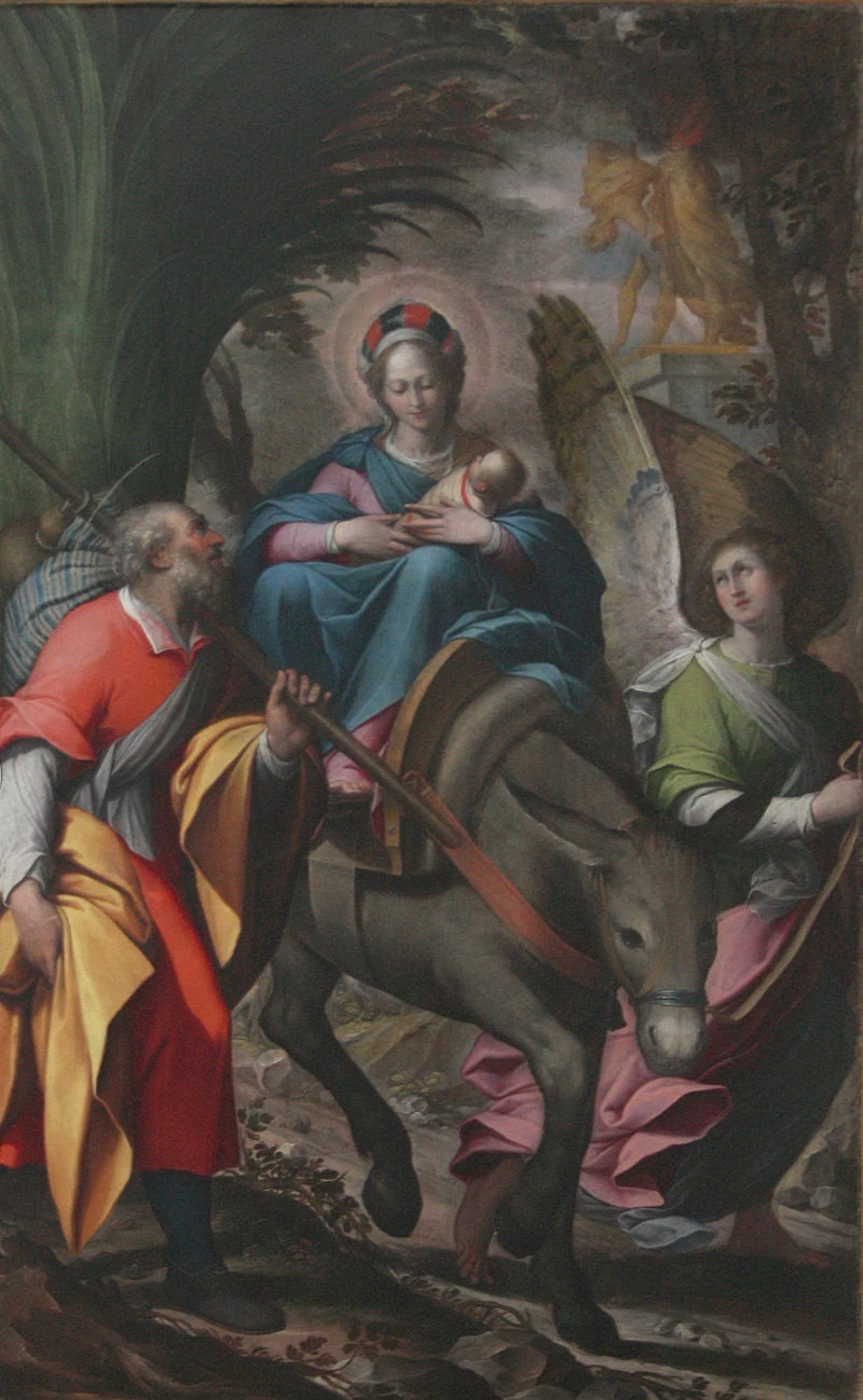La fuga in Egitto - Chiesa di Madonna di Campagna, Verbania